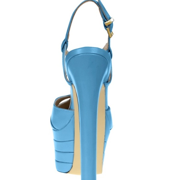 Strap Platform High Heel Pumps Sandals - Picture 4 of 4